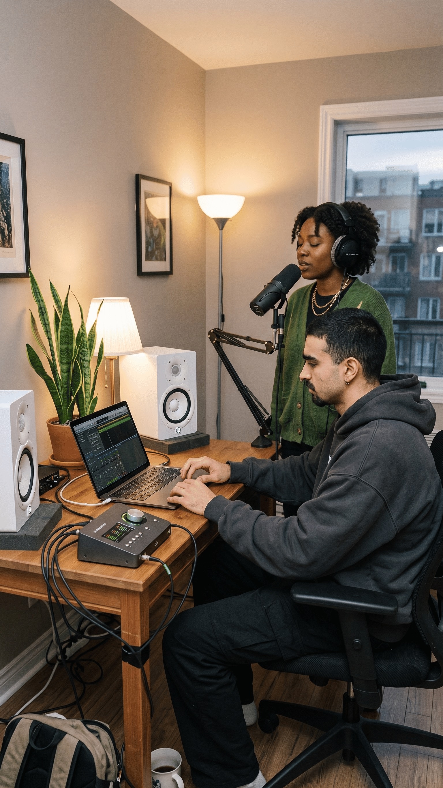 Setup d'enregistrement mobile